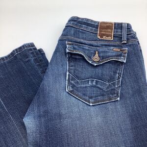 Cult of Individuality Womens Bohemi Boot Cut Denim Jeans Blue‎ Size 30